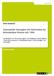 Cover von Literarische Strategien der Subversion im kubanischen Roman seit 1960