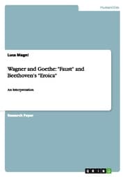 Cover von Wagner and Goethe: 'Faust' and Beethoven's 'Eroica'