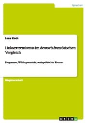 Cover von Linksextremismus im deutsch-französischen Vergleich