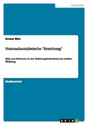 Cover von Nationalsozialistische 'Erziehung'