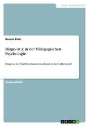 Cover von Diagnostik in der Pädagogischen Psychologie