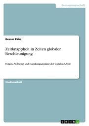 Cover von Zeitknappheit in Zeiten globaler Beschleunigung