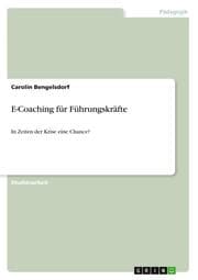Cover von E-Coaching für Führungskräfte