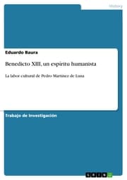 Cover von Benedicto XIII, un espíritu humanista
