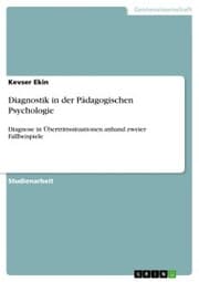 Cover von Diagnostik in der Pädagogischen Psychologie
