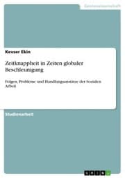 Cover von Zeitknappheit in Zeiten globaler Beschleunigung