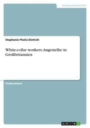 Cover von White-collar workers: Angestellte in Großbritannien