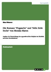 Cover von Die Romane 'Flugasche' und 'Stille Zeile Sechs' von Monika Maron