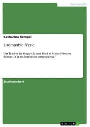 Cover von L'admirable féerie