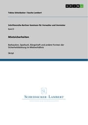 Cover von Mietsicherheiten