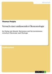 Cover von Versuch einer umfassenden Ökonomologie