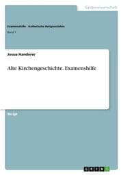 Cover von Examenshilfe - Alte Kirchengeschichte