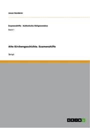 Cover von Alte Kirchengeschichte. Examenshilfe