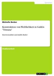 Cover von Konstruktion von Weiblichkeit in Galdós 'Tristana'