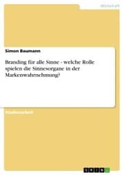 Cover von Branding für alle Sinne - welche Rolle spielen die Sinnesorgane in der Markenwahrnehmung?