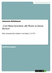 Cover von 'Und Maria bewahrte alle Worte in ihrem Herzen'