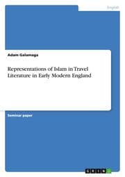Cover von Representations of Islam in Travel Literature in Early Modern England