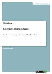 Cover von Rousseaus Freiheitsbegriff