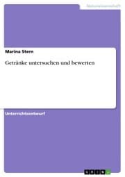 Cover von Getränke untersuchen und bewerten