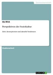 Cover von Perspektiven der Soziokultur