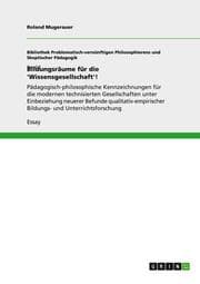 Cover von Bildungsräume für die 'Wissensgesellschaft'!
