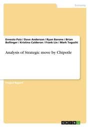 Cover von Analysis of Strategic move by Chipotle
