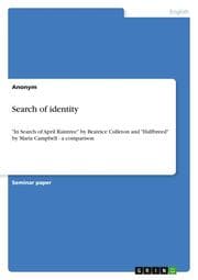 Cover von Search of identity