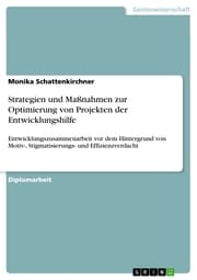 Cover von Strategien und Maßnahmen zur Optimierung von Projekten der Entwicklungshilfe