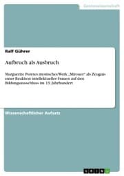 Cover von Aufbruch als Ausbruch