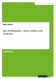 Cover von Der Stoßdämpfer - Arten, Aufbau und Funktion