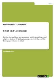 Cover von Sport und Gesundheit