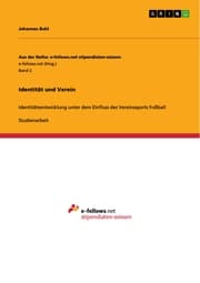 Cover von Identität und Verein