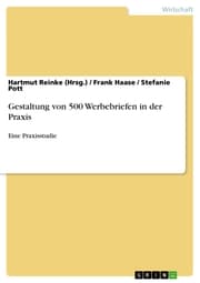 Cover von Gestaltung von 500 Werbebriefen in der Praxis
