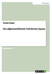 Cover von Das allgemeinbildende Schulwesen Japans
