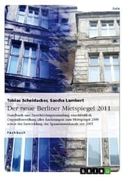 Cover von Der neue Berliner Mietspiegel 2011
