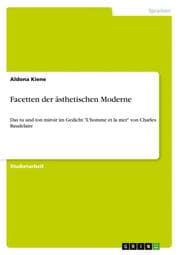 Cover von Facetten der ästhetischen Moderne