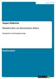 Cover von Handwerker im klassischen Athen