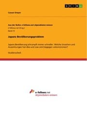Cover von Japans Bevölkerungsproblem