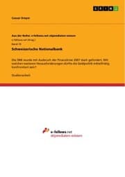 Cover von Schweizerische Nationalbank