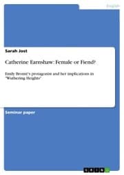 Cover von Catherine Earnshaw: Female or Fiend?