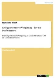 Cover von Erfolgsorientierte Vergütung - Pay for Performance
