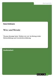 Cover von Witz und Wende