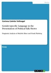 Cover von Gender-specific Language in the Presentation of Political Talk Shows