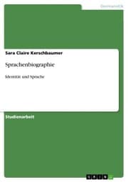 Cover von Sprachenbiographie