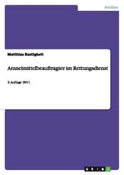 Cover von Arzneimittelbeauftragter im Rettungsdienst