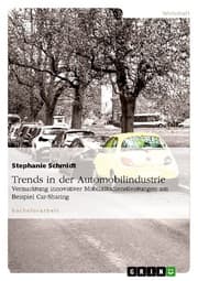 Cover von Trends in der Automobilindustrie