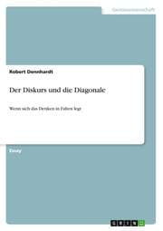Cover von Der Diskurs und die Diagonale