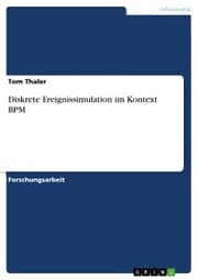 Cover von Diskrete Ereignissimulation im Kontext BPM