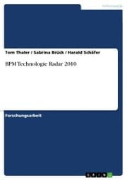 Cover von BPM Technologie Radar 2010