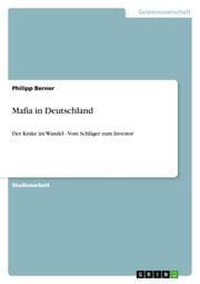 Cover von Mafia in Deutschland